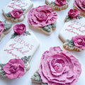 Floral Elongated Hexagon Cookie Cutter