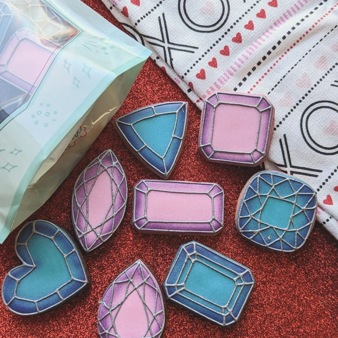 Gem Shapes Set of 8 Cookie Cutters