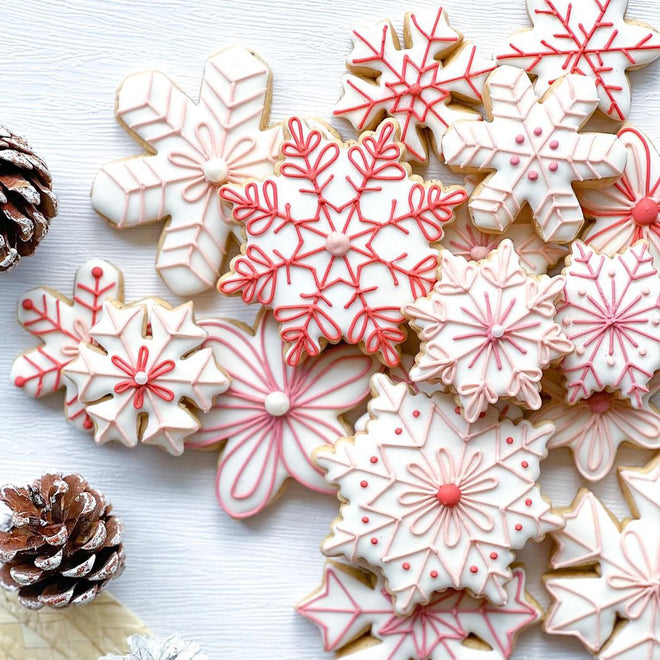 Snowflake and Flower Set of 8 Cookie Cutters