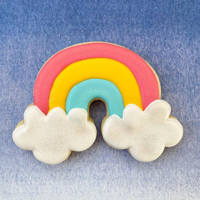 Rainbow and Clouds Cookie Cutter