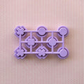 Tiny XO Tic Tac Toe Multi-Cutter and Dough Popper