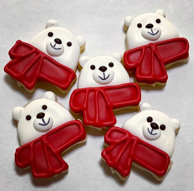 Bear with Scarf Cookie Cutter