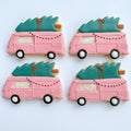 Vintage Camper with Tree Cookie Cutter