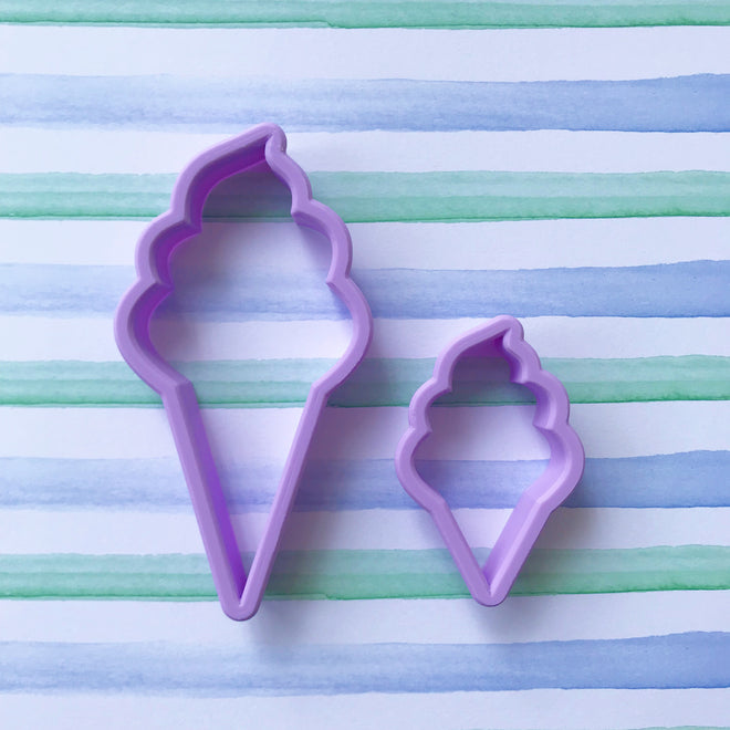Sugar Cone Ice Cream Cone Cookie Cutter