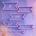 4.5 inch Banner Stick Cookie Cutters