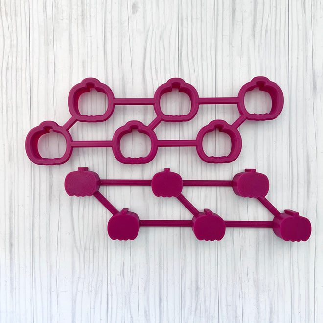 Tiny Halloween Multi-Cutter and Dough Poppers (Tic Tac Toe cutters)