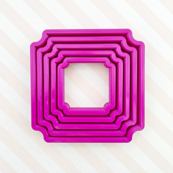 Nesting Notched Square Cookie Cutter