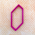 Elongated Slanted Hexagon 1 Cookie Cutter
