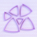 Trillion Cut Gem Shape Cookie Cutter