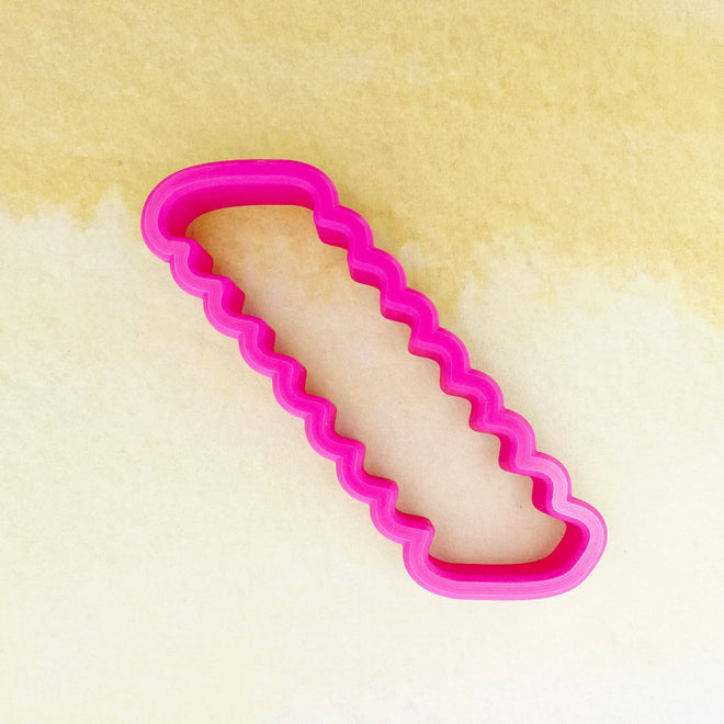 Crinkle Cut Fry Cookie Cutter
