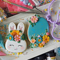 Borderlands Floral Bunny and Egg Cookie Cutter Set