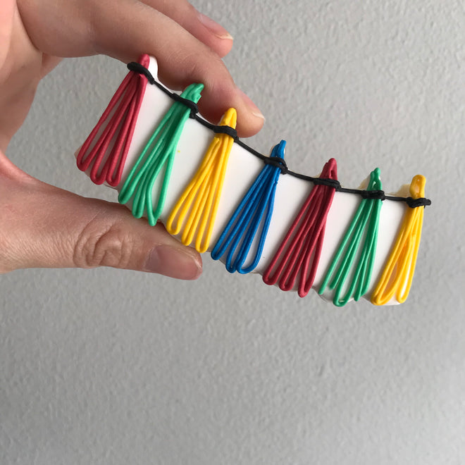 Tassel Banner Cookie Cutter