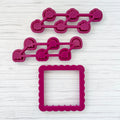 Tiny Halloween Multi-Cutter and Dough Poppers (Tic Tac Toe cutters)
