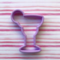 Margarita Glass with Lime Cookie Cutter