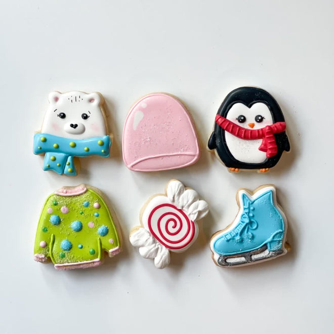 Christmas Mini Cookie Cutters - (Set #6)