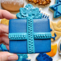 Present with Pom Pom Bow Cookie Cutter