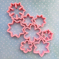 Snowflake and Flower Set of 8 Cookie Cutters