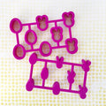 Tiny Bunny and Egg Tic Tac Toe Multi-Cutter and Dough Popper
