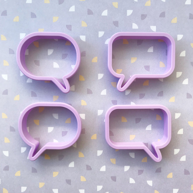 Speech Bubble Cookie Cutters