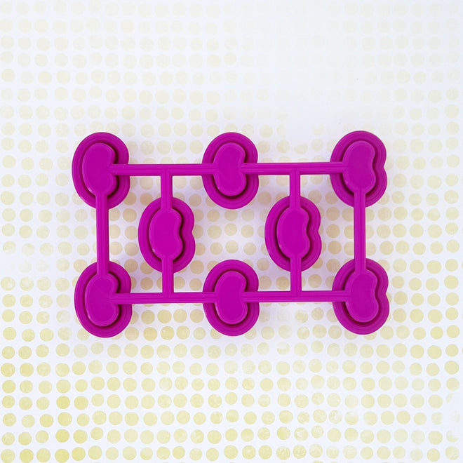 Tiny Jelly Bean Multi-Cutter and Dough Popper