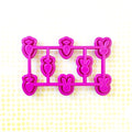 Tiny Bunny and Carrot Tic Tac Toe Multi-Cutter and Dough Popper