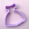 Young Princess Dress Cookie Cutter
