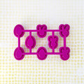 Tiny Bunny and Egg Tic Tac Toe Multi-Cutter and Dough Popper