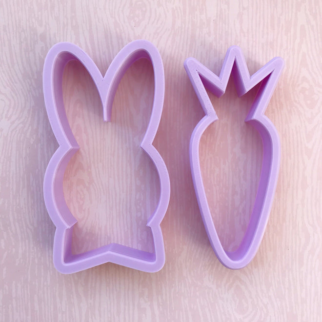 Bunny and Carrot Cookie Cutter Set
