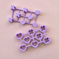 Tiny X and Heart Tic Tac Toe Multi-Cutter and Dough Popper
