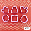 Christmas Mini Cookie Cutters - (Set #5)