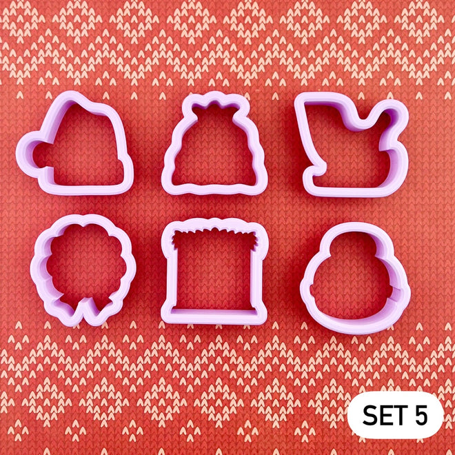 Christmas Mini Cookie Cutters - (Set #5)