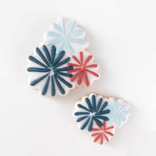 3 Fireworks Cookie Cutter