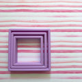 Alternate Nesting Square Cookie Cutters