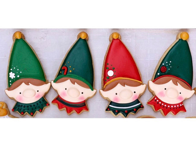 Vintage Christmas Elf Cookie Cutter
