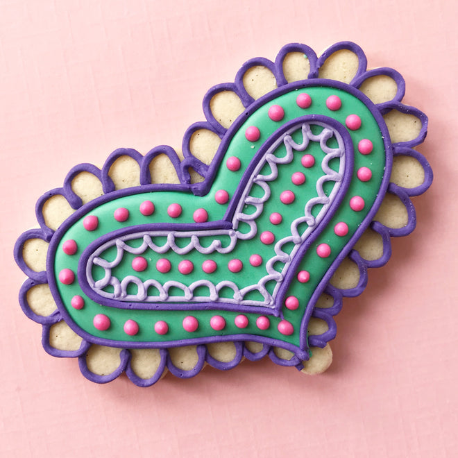 Lacy Heart Cookie Cutter
