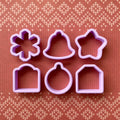 Christmas Mini Cookie Cutters - (Set #4)