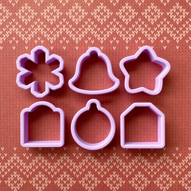 Christmas Mini Cookie Cutters - (Set #4)