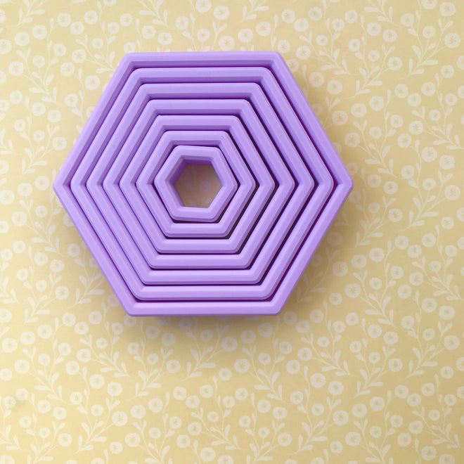 Nesting Hexagons Cookie Cutter