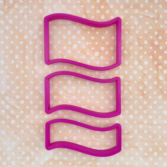 Wavy Rectangle Cookie Cutters