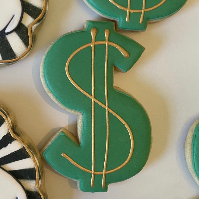 $ Dollar Sign Cookie Cutter