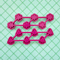 Tiny Christmas Tic Tac Toe Multi-Cutter and Dough Poppers