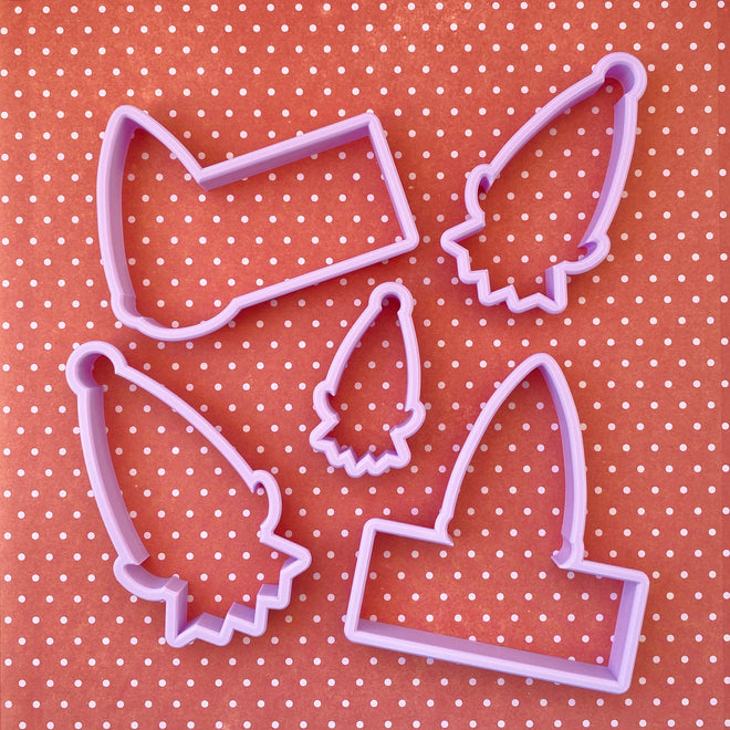 Vintage Christmas Elf Cookie Cutter