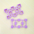 Tiny Square Multi-Cutter and Dough Popper