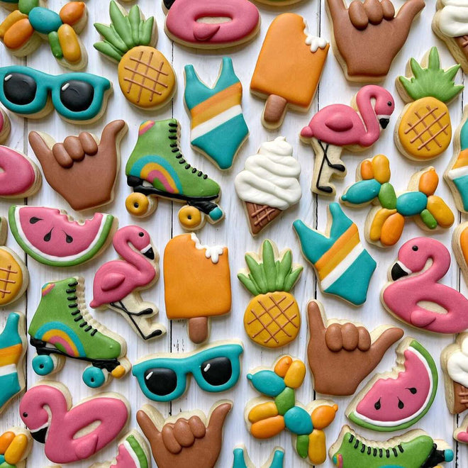 Summer Mini Cookie Cutters - Double Fun Set of 11