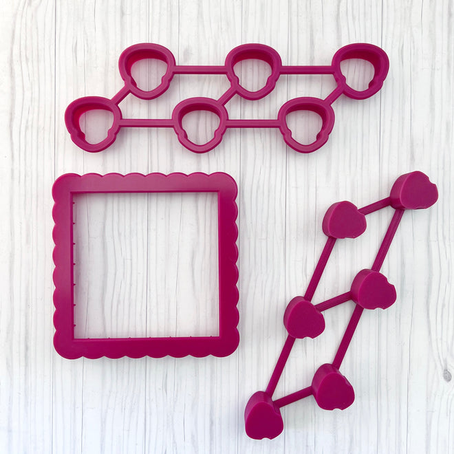 Tiny Halloween Multi-Cutter and Dough Poppers (Tic Tac Toe cutters)