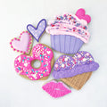 Double Scoop Ice Cream Heart Cookie Cutter