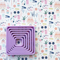 Rounded Nesting Square Cookie Cutters