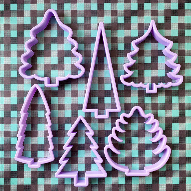 Trees Set of 6 Cookie Cutters