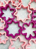 Snowflake and Flower Set of 8 Cookie Cutters