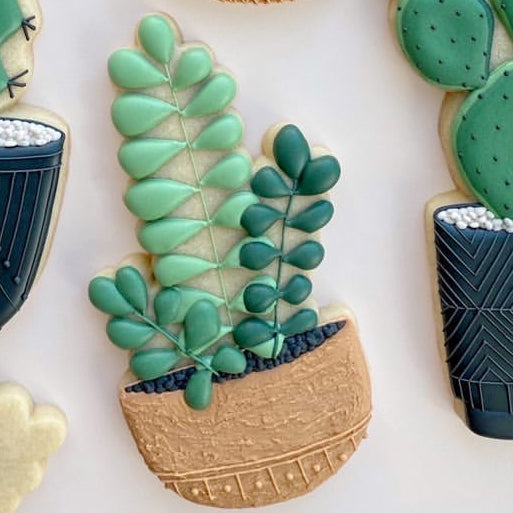 potted plant cookie cutter Arlo's Cookies Plant Cookie Cutters (Set #1)